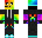 rainbow  slime with eyes