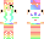 rainbow girl edit