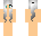 silver hair ponytail base