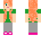 strawberry girl in green