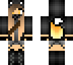 warrior girl orange theme