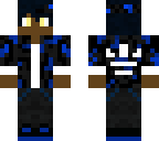 blue and black camo