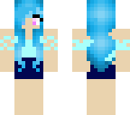 blue girl