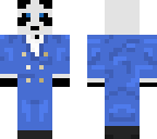 blue panda suit