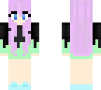 cute purple hair girl