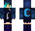 dark blue girl