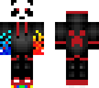 flame hand panda