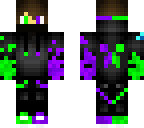 green and purple gamer boy