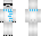 polar bear blue scarf