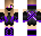 purple ninja girl