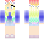 rainbow girl