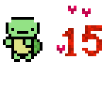 15 turtles