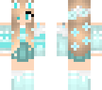 beautiful blue flower goddess