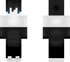 black and white chibi