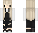 blonde overalls
