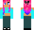 bubble gum hair girl