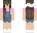 chibi overalls girl
