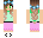 colorful spring girl