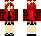 red haired plaid