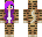 tiger girl purple hair