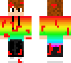 bloody rainbow jacket