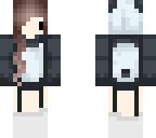 panda onesie - edit - darker socks