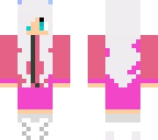 white hair cute girl