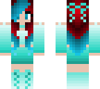 blue and red