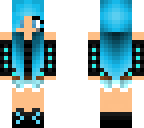 blue hair gamer girl