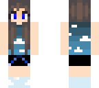 cloud sky girl