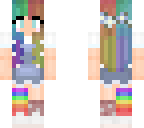 cute rainbow girl