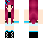 dark pink hair