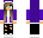 edited purple hoodie girl
