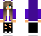 girl with purple hoodie