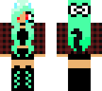 green cat girl