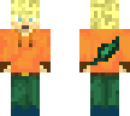 orange runner outfit