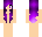 purple hair base with headphones
