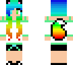 rainbow cat girl