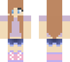 simple pastel-ish girl