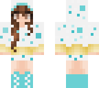 teal cake girl