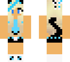 blue cat girl