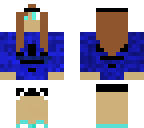 blue girl