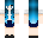 blue haired girl