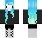 chibi 2 blue-haired girl