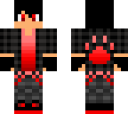 red and black
