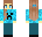 blue creeper girl