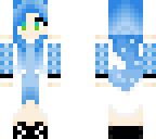 blue themed girl