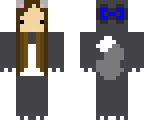 kawaii wolf skin