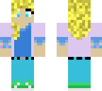 lilac and blue casual
