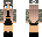 no bangs army girl